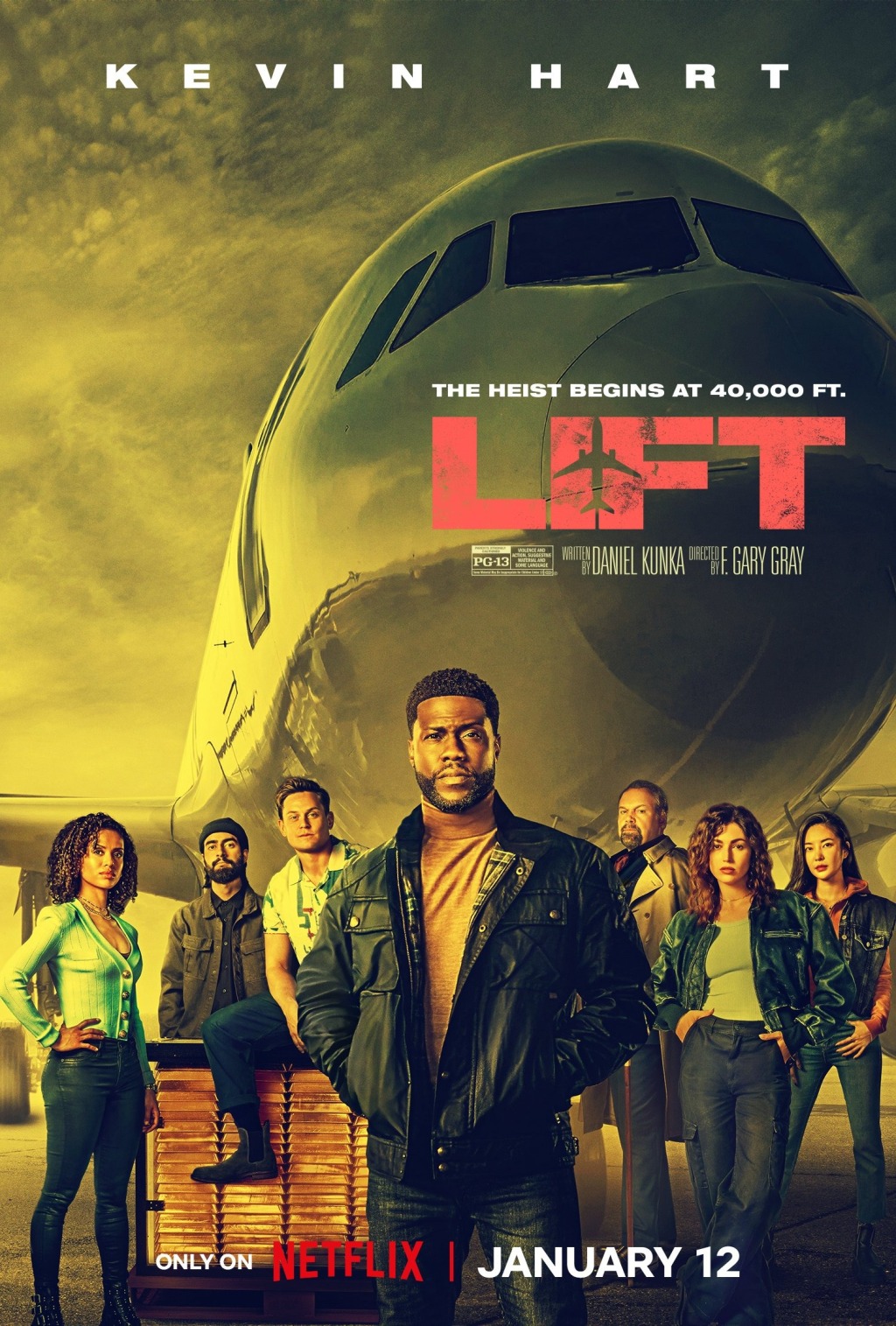 Lift Review — Netflix action film fails to take flight