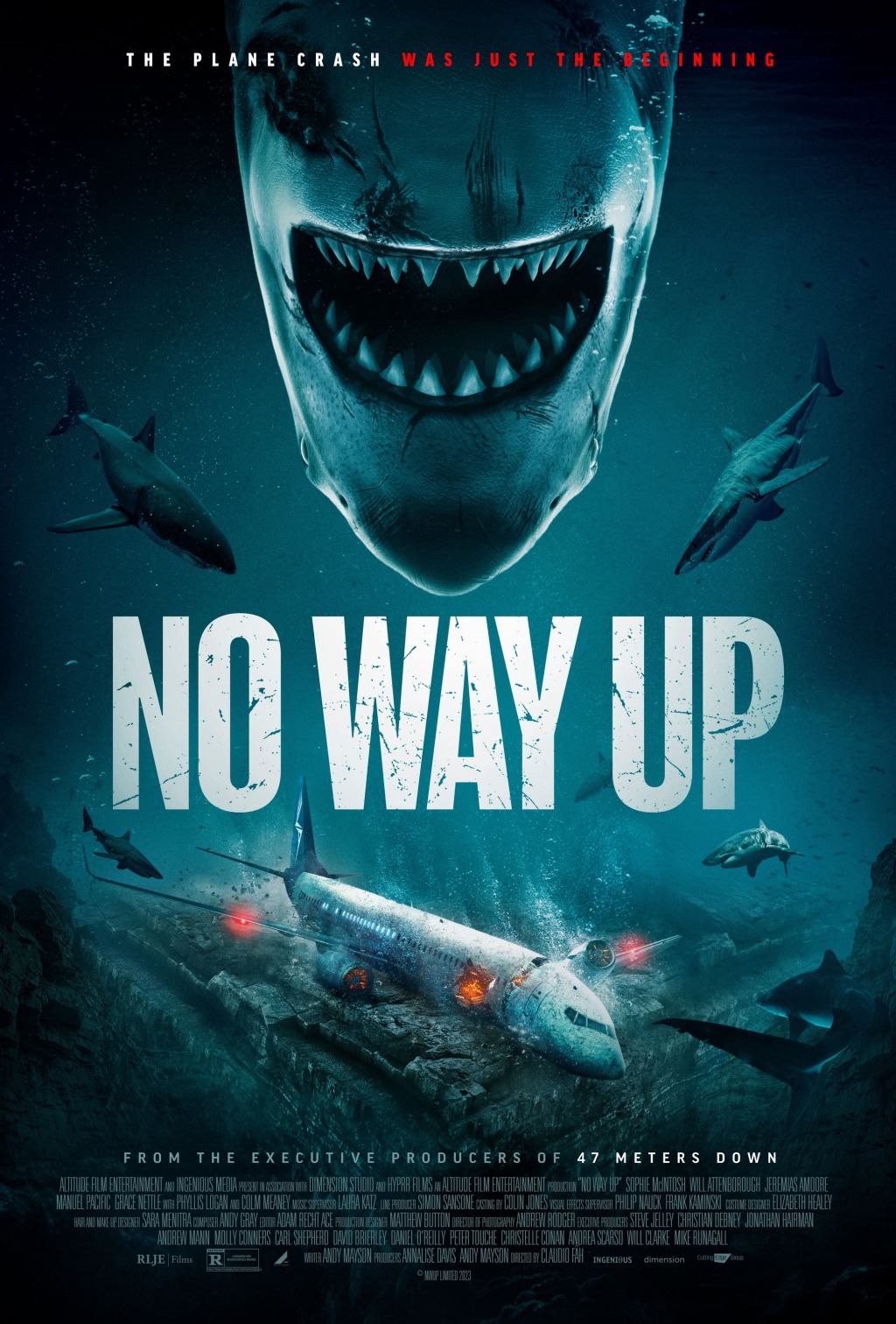 No Way Up Review — Shark movie is haphazardly thrown together